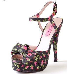 Betsey Johnson Haylie Peep Toe Heel